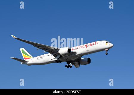 Aircraft Ethiopian Airlines, Airbus A350-900, et-ATQ Banque D'Images