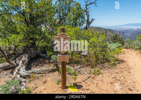 Black Canyon de la nature sauvage de Gunnison dans le Colorado Banque D'Images