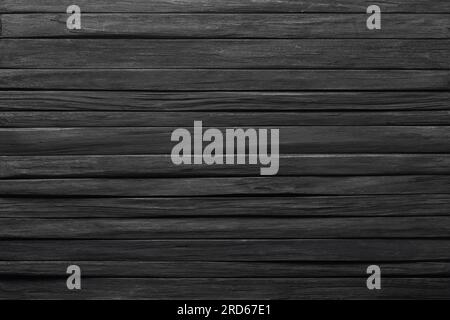 texture du bois. arrière-plan en bois noir, table ou mur sombre Banque D'Images