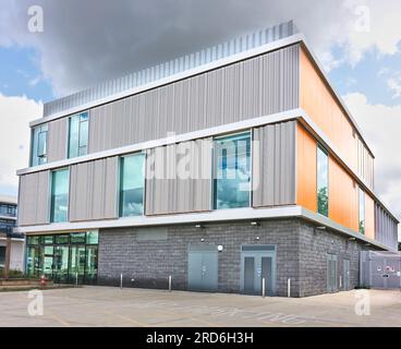 West Hub Building, West Cambridge site, Université de Cambridge, Angleterre. Banque D'Images