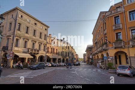 Via Beato Luca Belludi à Padoue en Italie Banque D'Images