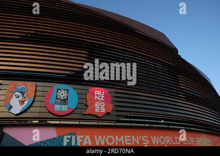 Sydney, Australie. 19 juillet 2023. Une vue générale du stade de football de Sydney, connu commercialement sous le nom de stade Allianz, avant la coupe du monde féminine de la FIFA 2023 qui débutera le 20 juillet, organisée conjointement par l'Australie et la Nouvelle-Zélande. Crédit : Isabel Infantes/Empics/Alamy Live News Banque D'Images