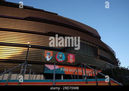 Sydney, Australie. 19 juillet 2023. Une vue générale du stade de football de Sydney, connu commercialement sous le nom de stade Allianz, avant la coupe du monde féminine de la FIFA 2023 qui débutera le 20 juillet, organisée conjointement par l'Australie et la Nouvelle-Zélande. Crédit : Isabel Infantes/Empics/Alamy Live News Banque D'Images
