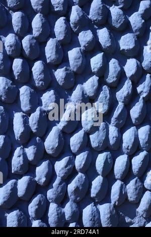 Détail sur la maison dite Creiz en Numer en route d'Auray, Larmor Baden, vannes, Morbihan, Bretagne, France Banque D'Images