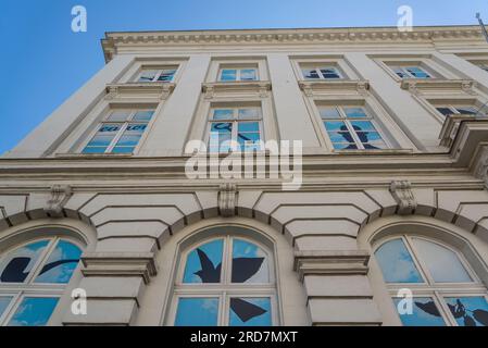 Hôtel du Lotto, maison du Musée Magritte, Bruxelles, Belgique Banque D'Images