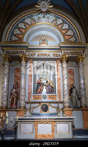 Visite ou chapelle Las Animas, cathédrale de Lima, Pérou Banque D'Images