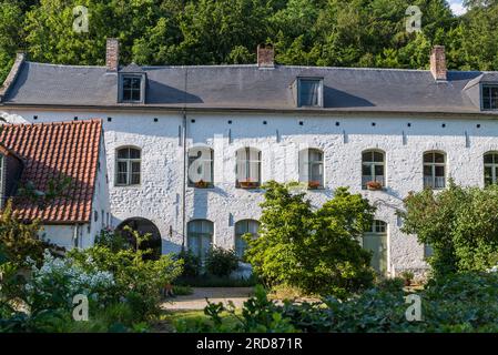 La maison de garde du domaine du Cloître Rouge, construit au 15e siècle, Bruxelles, Belgique Banque D'Images