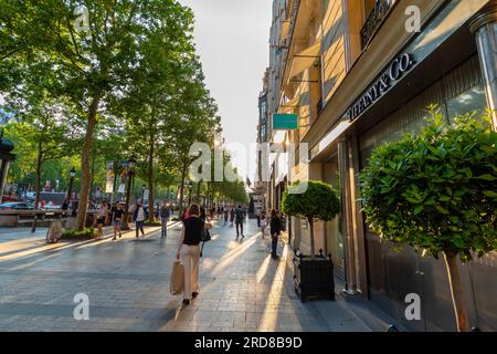 Avenue des champs-Elysées, Paris, France, Europe Banque D'Images