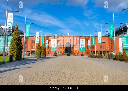 Celtic Park, Parkhead, Glasgow, Écosse, Royaume-Uni, Europe Banque D'Images