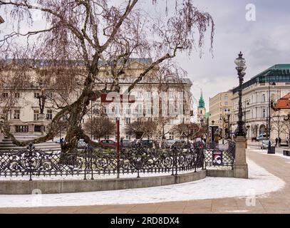 Krakowskie Przedmiescie, Varsovie, Voïvodie de Masovie, Pologne, Europe Banque D'Images