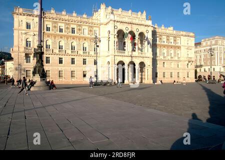 Piazza UNITA d'Italia, Trieste, Friuli Venezia Giulia, Italie, Europe Banque D'Images