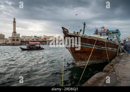 Dubai Creek, Deira, Dubaï, Émirats arabes Unis, Moyen-Orient Banque D'Images