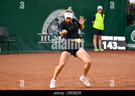 Budapest, Hongrie. 19 juillet 2023. Yulia Putintseva (KAZ) lors de la troisième journée du Grand Prix de tennis de Hongrie WTA250 le 19 juillet 2023 au Romai Teniszakademia, Budapest, Hongrie crédit : Live Media Publishing Group/Alamy Live News Banque D'Images