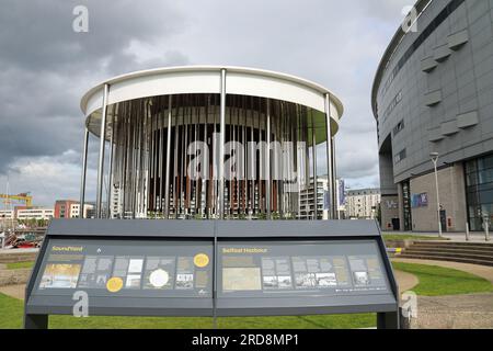 SoundYard Visitor Experience au Queens Quay à Belfast Banque D'Images