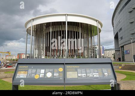 SoundYard Visitor Experience au Queens Quay à Belfast Banque D'Images