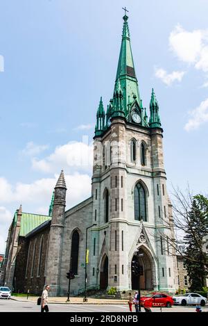 Trois-Rivière, Canada - juillet 15 2023 : Cathédrale de l'Assomption de trois-Rivières Banque D'Images