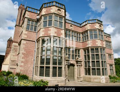 Une vue de Astley Hall, Astley Park, Chorley, Lancashire, Royaume-Uni, Europe Banque D'Images