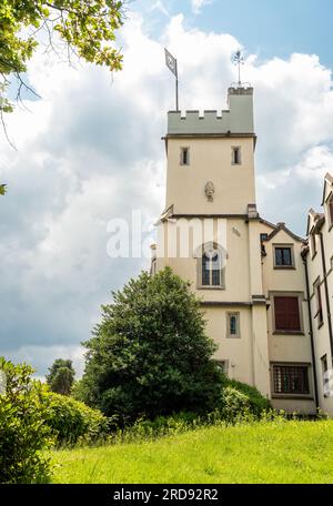 Le Castello dal Pozzo, station historique sur le lac majeur, situé dans le village de Oleggio Castello, Verbania, Italie Banque D'Images