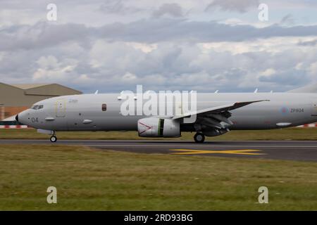 RAF P-8a Poseiden atterrit au Royal International Air Tattoo 2023. Banque D'Images