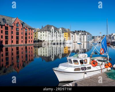 Alesund, Norvège Banque D'Images