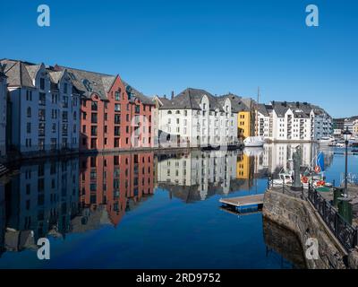 Alesund, Norvège Banque D'Images