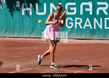 Budapest, Hongrie centrale, Hongrie. 19 juillet 2023. KATERYNA VOLODKO d'Ukraine en action lors du GRAND PRIX DE HONGRIE - Budapest - Womens tennis, WTA250 (crédit image : © Mathias Schulz/ZUMA Press Wire) À USAGE ÉDITORIAL SEULEMENT! Non destiné à UN USAGE commercial ! Banque D'Images