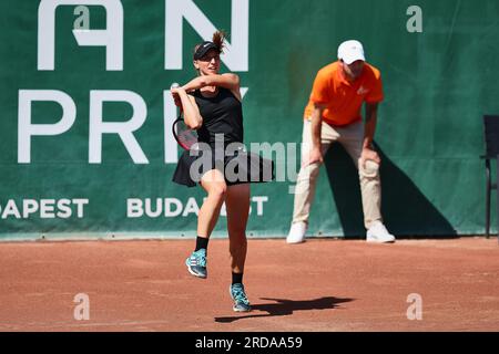 Budapest, Hongrie centrale, Hongrie. 19 juillet 2023. TAMARA KORPATSCH d'Allemagne en action pendant le GRAND PRIX DE HONGRIE - Budapest - Womens tennis, WTA250 (crédit image : © Mathias Schulz/ZUMA Press Wire) USAGE ÉDITORIAL SEULEMENT! Non destiné à UN USAGE commercial ! Banque D'Images