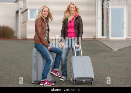 Janin und Maren Hammerschmidt Biathlon Banque D'Images