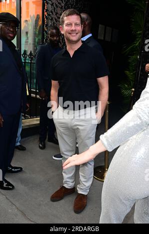 Dermot O'Leary assiste à la fête d'été ITV, The Mandrake Hotel, Londres, Royaume-Uni. Le 19 juillet 2023. Crédit : Voir Li/Picture Capital/Alamy Live News Banque D'Images