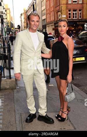 Ella Rae Wise assiste à la fête d'été ITV, The Mandrake Hotel, Londres, Royaume-Uni. Le 19 juillet 2023. Crédit : Voir Li/Picture Capital/Alamy Live News Banque D'Images