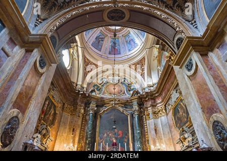 St Paul Shipwreck Church Valletta Malta Banque D'Images