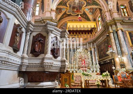 St Paul Shipwreck Church Valletta Malta Banque D'Images