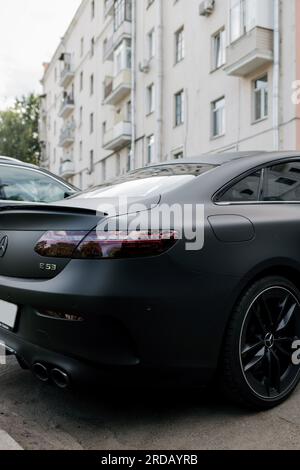 Minsk, Biélorussie, juillet 2023 - Mercedes Benz AMG. Vue arrière Banque D'Images