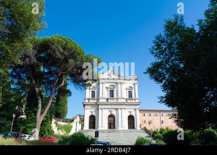 San Gregorio Magno al Celio, également connue sous le nom de San Gregorio al Celio ou simplement San Gregorio, est une église de Rome, en Italie Banque D'Images