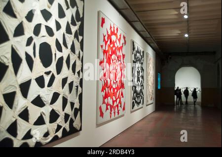 Tabacalera est un centre culturel et artistique situé à Antigua Fábrica de Tabacos de Madrid, Madrid, Espagne, Europe Banque D'Images