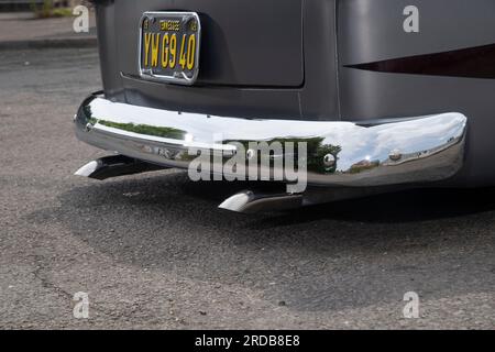 Voiture personnalisée Ford « Shoebox » 1949 Banque D'Images