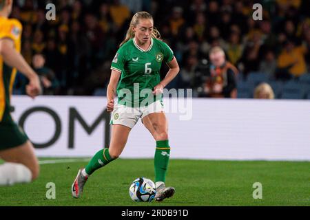 Sydney, Australie. 20 juillet 2023. Megan Connolly (6 République d'Irlande) lors du match de football du groupe B de la coupe du monde féminine 2023 entre l'Australie et la République d'Irlande au Stadium Australia à Sydney, en Australie. (NOE Llamas/MB Media/SPP) crédit : SPP Sport Press photo. /Alamy Live News Banque D'Images