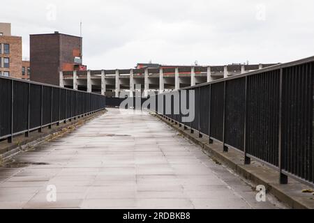 Manors Concrete parking Newcastle centre-ville Banque D'Images