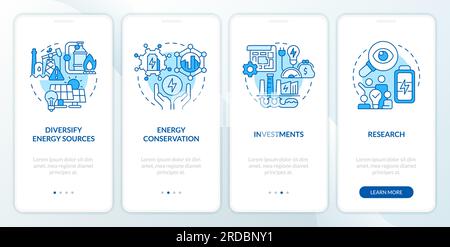 Concept d'icône de ligne bleue de réglage des bordures en carbone Illustration de Vecteur