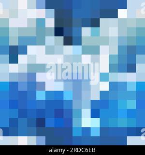 arrière-plan transparent vectoriel abstrait de 8 bits Illustration de Vecteur