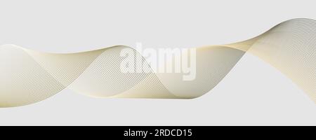 illustration d'un fond abstrait de lignes de luxe. Illustration vectorielle Illustration de Vecteur