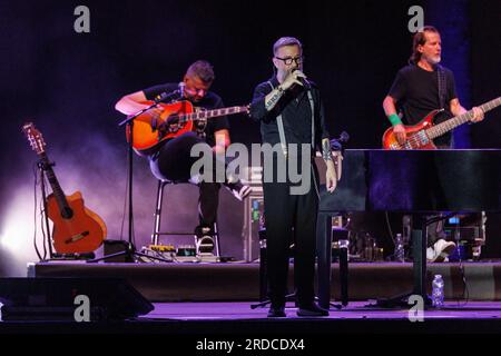 Florence, Italie. 19 juillet 2023. Marco Masini en concert 'Anniversation' crédit : Agence photo indépendante/Alamy Live News Banque D'Images