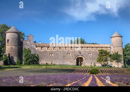 Géographie / voyage, France, Provence, Lioux, Château de Javon à Lioux, Vaucluse, Provence, INFORMATIONS-AUTORISATION-DROITS-SUPPLÉMENTAIRES-NON-DISPONIBLES Banque D'Images