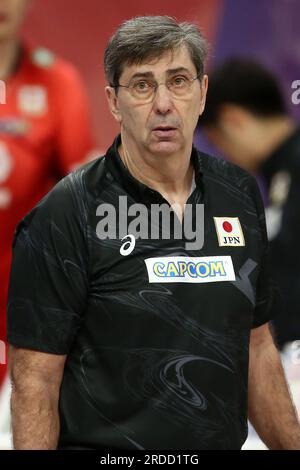 Gdansk, Pologne. 20 juillet 2023. Philippe Blain lors du match de la Ligue des nations FIVB de volleyball masculin entre le Japon et la Slovénie le 20 juillet 2023 à Gdansk en Pologne. (Photo de Piotr Matusewicz/PressFocus/Sipa USA) crédit : SIPA USA/Alamy Live News Banque D'Images