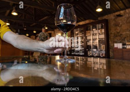 Cave à vin de Porto avec dégustation de vin à Porto Portugal Banque D'Images