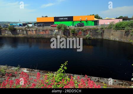 Tiger Yard bar, Cardiff Bay, Cardiff, pays de Galles. Banque D'Images