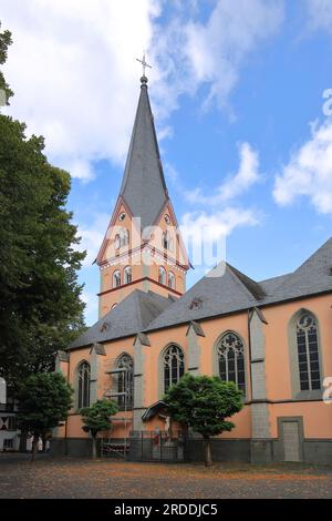 Saint-Roman tardif Église Johann Baptist, Bad Honnef, Rhénanie du Nord-Westphalie, Allemagne Banque D'Images