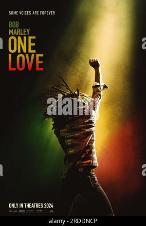 DATE DE SORTIE : 12 janvier 2024. TITRE : Bob Marley : One Love. STUDIO : Paramount Pictures. RÉALISATEUR : Reinaldo Marcus Green. INTRIGUE : un regard sur la vie du légendaire musicien reggae Bob Marley. AVEC KINGSLEY BEN ADIR dans le rôle de Bob Marley. (Image de crédit : © Paramount Pictures/Entertainment Pictures/ZUMAPRESS.com) USAGE ÉDITORIAL SEULEMENT! Non destiné à UN USAGE commercial ! Banque D'Images