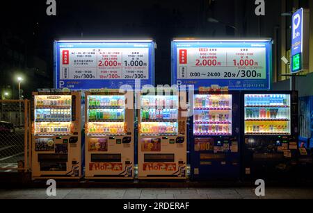 Le Japon possède le plus grand nombre de distributeurs automatiques au monde. Banque D'Images