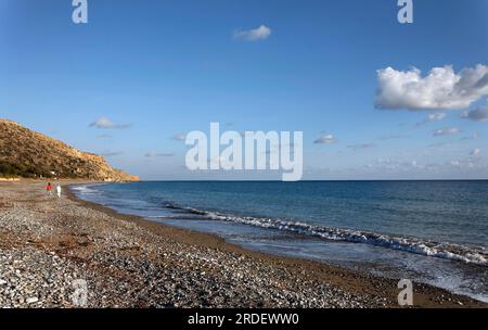 Avdimou plage Banque D'Images